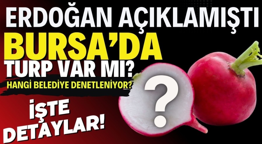 HEYBEDEKİ TURPLARIN İÇİNDE BURSA VAR MI? BUGÜN DENETİMLER BAŞLIYOR!