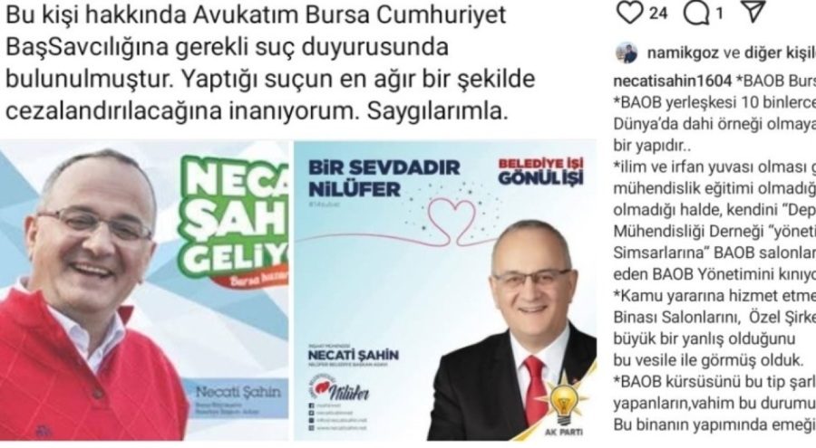 ŞAHİN'DEN BAOB VE IŞIK'A AĞIR SÖZLER!