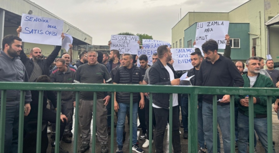 BURSA'DA AROMA İŞÇİLERİ İŞ BIRAKTI!