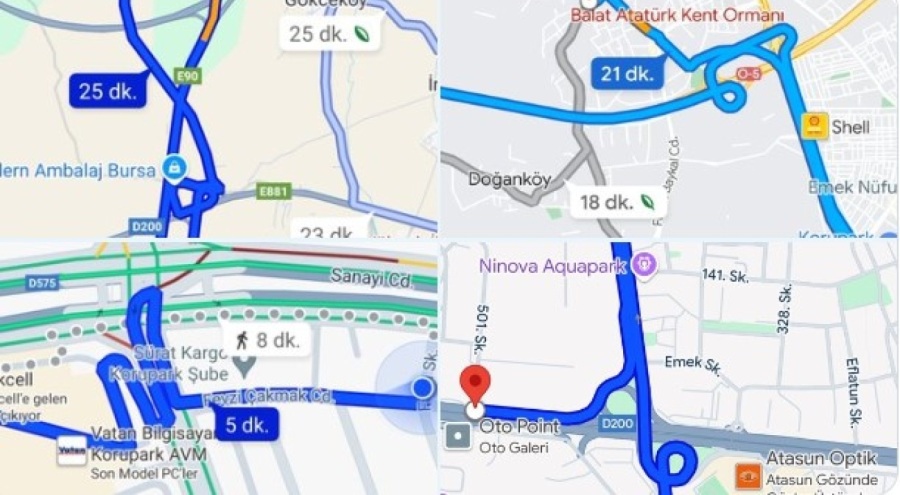 "TÜRKİYE'NİN EN SAÇMA YOLLARI BURSA'DA"