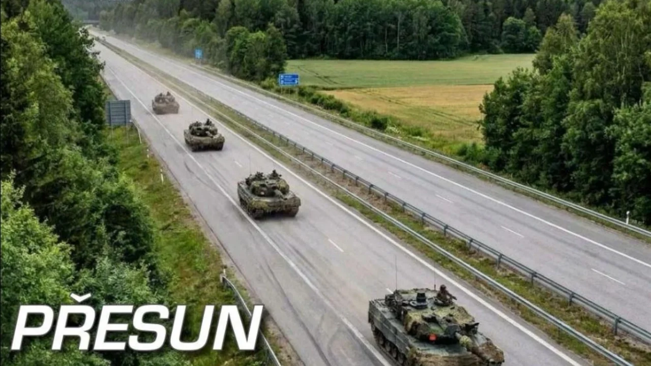 SOVYET DEĞİL ÇEK TANKLARI YOLLARDA - AVRUPA SAVAŞA GİDEREK YAKLAŞIYOR MU?