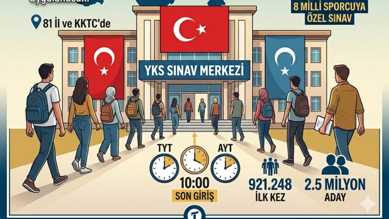 ÜNİVERSİTE ADAYLARININ SINAV HEYECANI BAŞLADI
