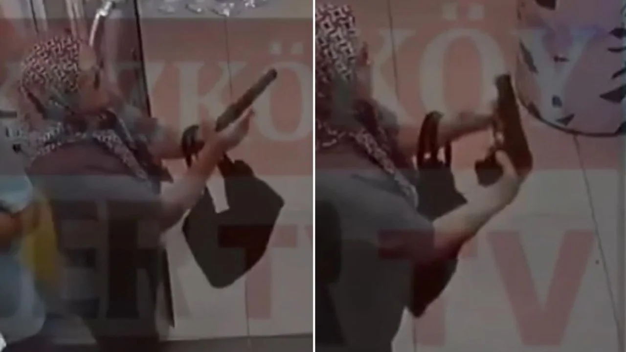 KOCASINI ÖLDÜRMEK İSTERKEN SİLAHI TUTUKLUK YAPTI!