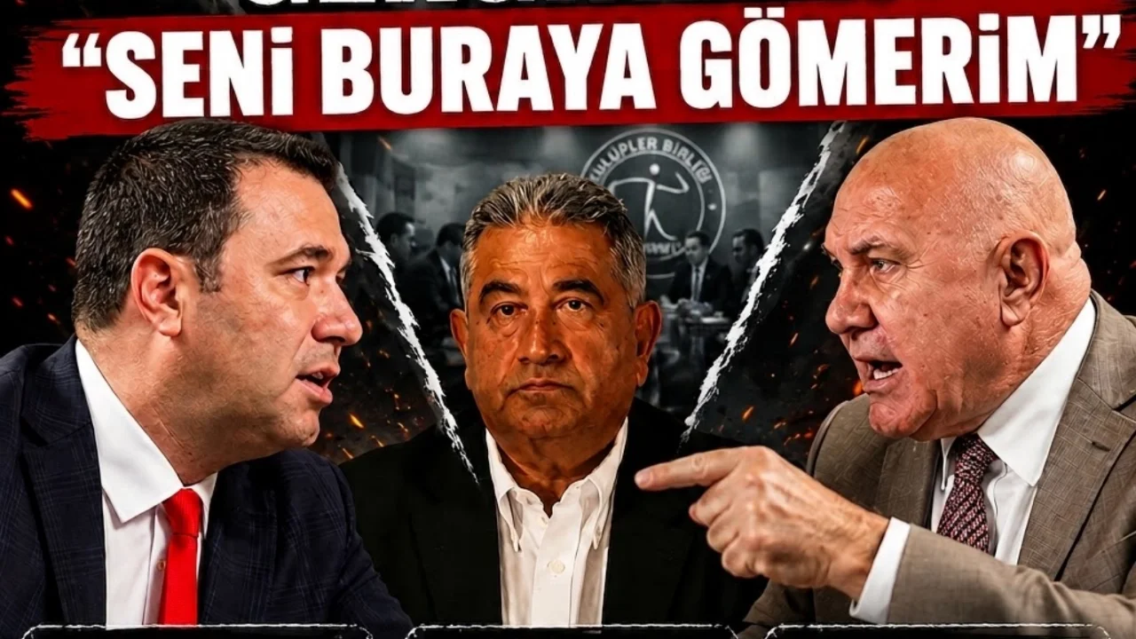KULÜPLER BİRLİĞİ TOPLANTISINDA GERGİNLİK: "SENİ BURAYA GÖMERİM"