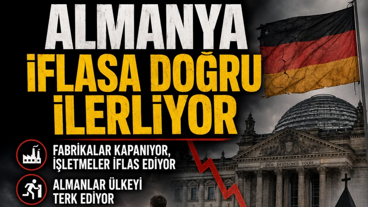 ALMANYA İFLASA DOĞRU İLERLİYOR - FABRİKALAR KAPANIYOR, İŞLETMELER İFLAS EDİYOR - ALMANLAR ÜLKEYİ TERK EDİYOR