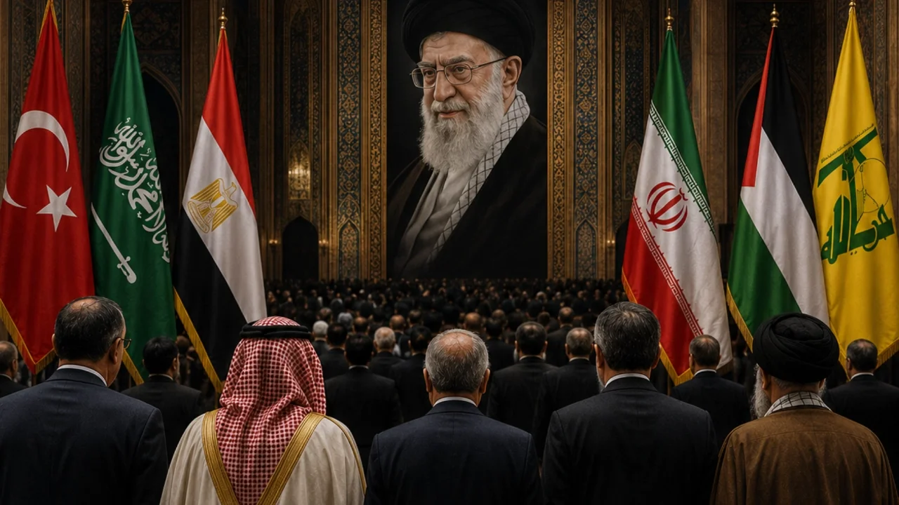 HAMANEY'İN CENAZESİNDE AYETLERLE DİPLOMATİK MESAJ