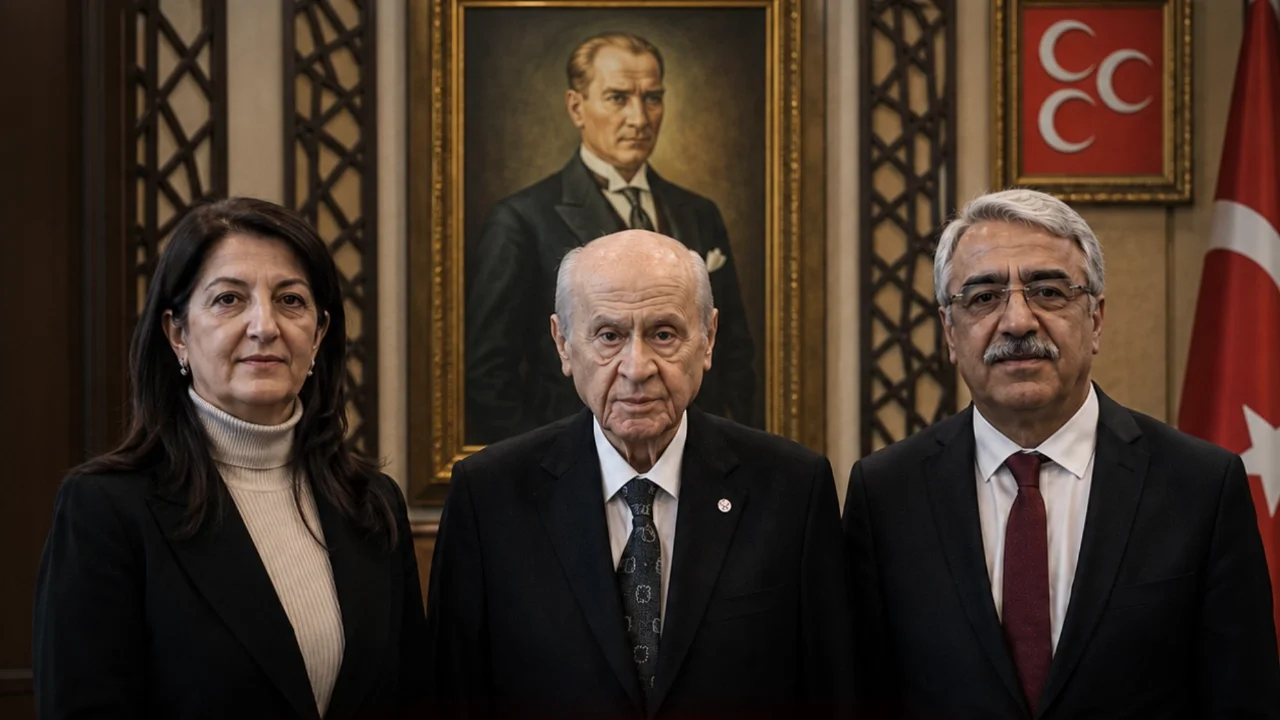 DEM PARTİ HEYETİ İLE DEVLET BAHÇELİ'NİN GÖRÜŞMESİ BAŞLADI