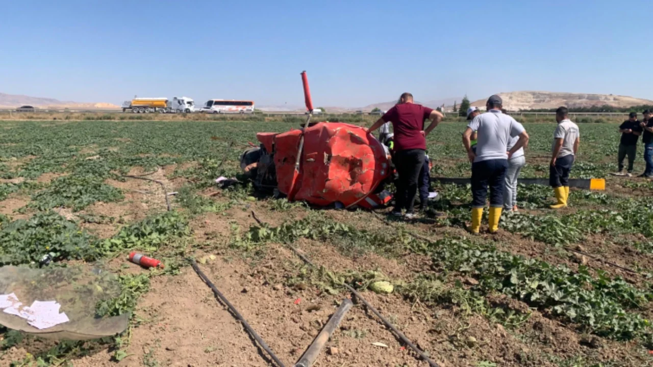 ANKARA'DA HELİKOPTER DÜŞTÜ: 1 CAN KAYBI